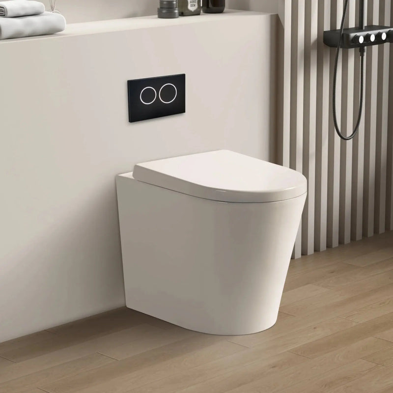 Poseidon - Avery Box Rim Wall Faced Floor Toilet Pan - Aqualux Bathrooms