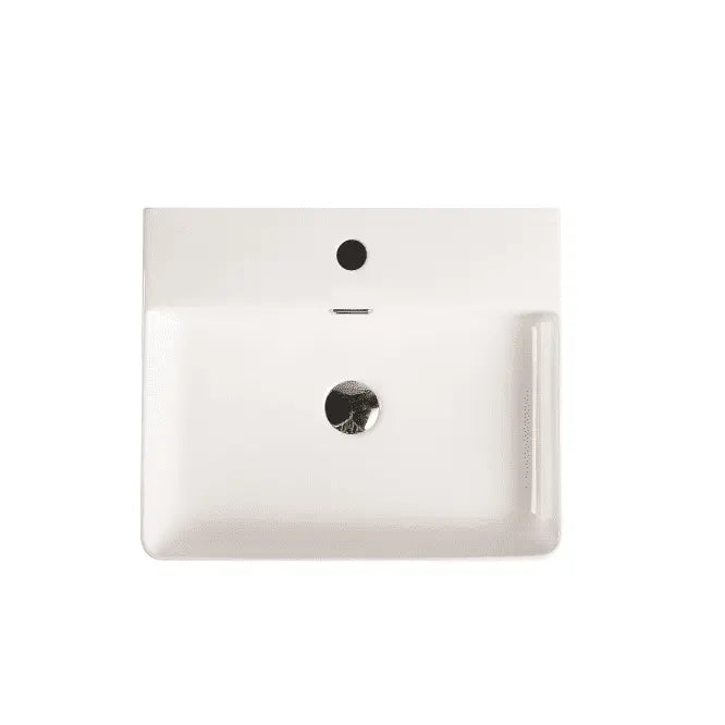 Riff 50M Semi Recess Basin - Aqualux Bathrooms- Mercio