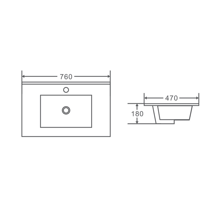 Mercio 750mm Ceramic Top