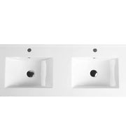 Mercio 1500mm Double Bowl Ceramic Top - Aqualux Bathrooms- Mercio