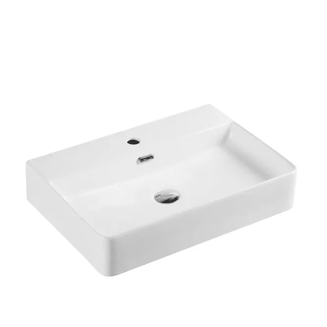 Vento 60M Wall-Hung Basin - Aqualux Bathrooms- Mercio
