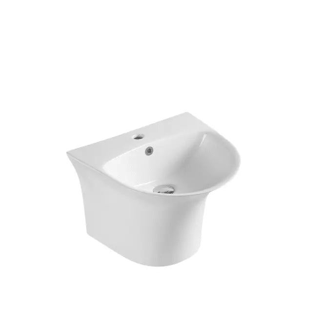 Zento 47S Wall Hung Basin - Aqualux Bathrooms- Mercio