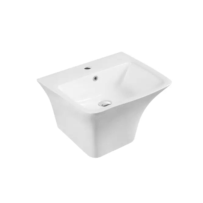 Zento 53S Wall Hung Basin - Aqualux Bathrooms- Mercio