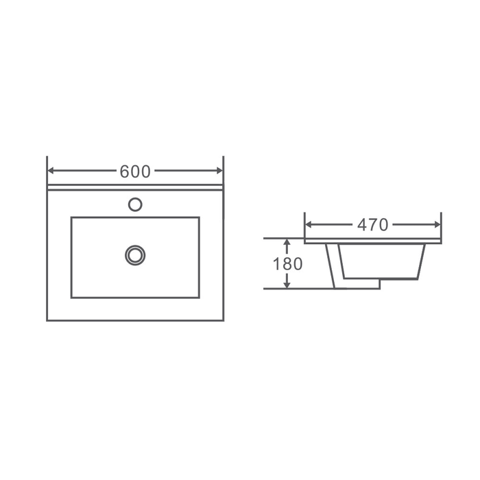 Mercio 600mm Ceramic Top