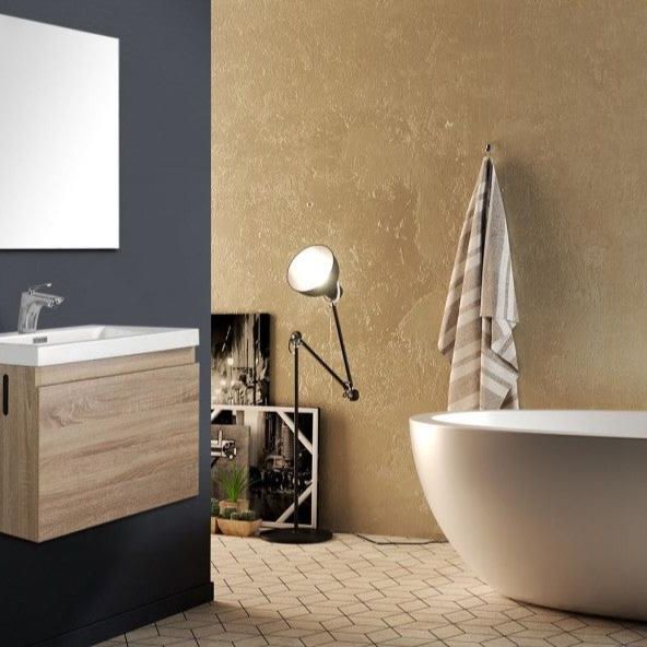 Belbagno Roxanne 600MM Wall Hung Vanity - White Oak