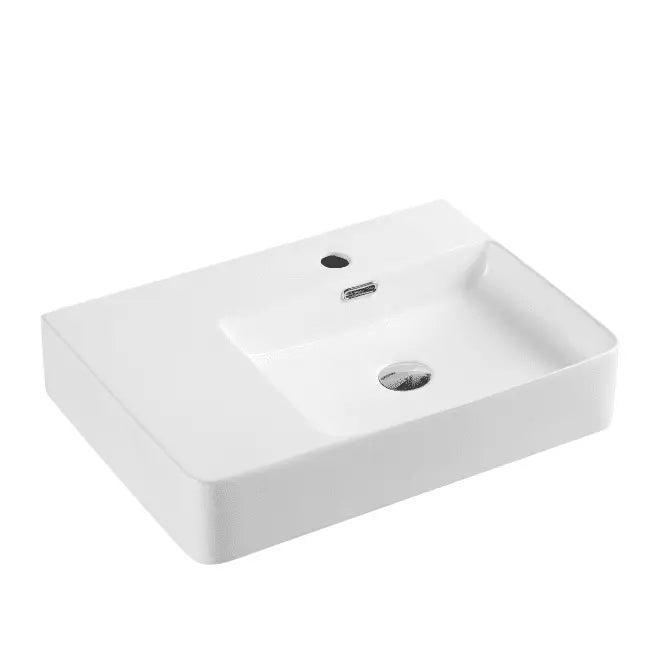 Vento 60ML Wall-Hung Basin - Aqualux Bathrooms- Mercio