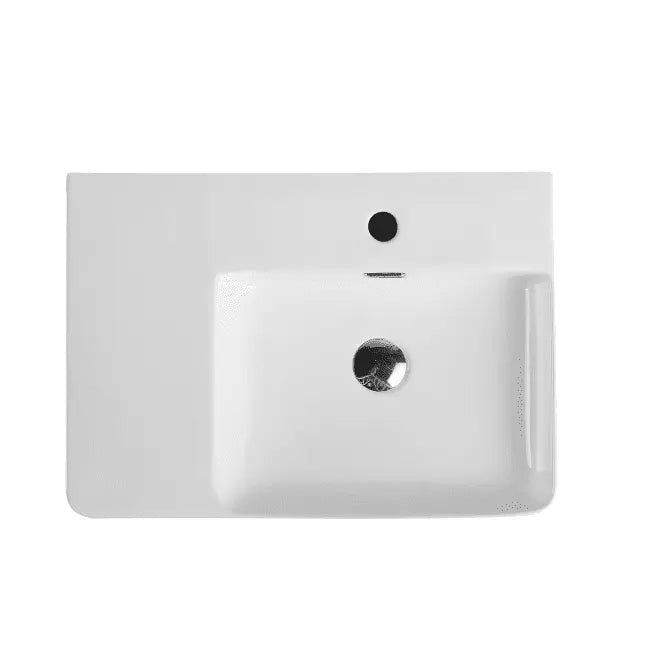 Vento 60ML Wall-Hung Basin - Aqualux Bathrooms- Mercio