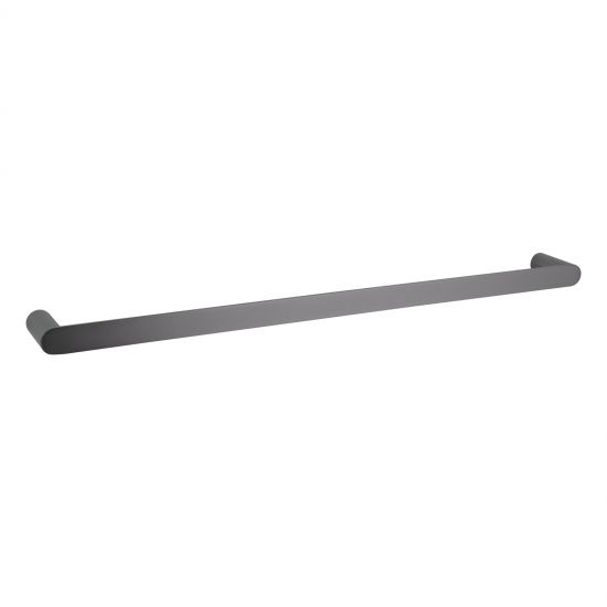 RUSHY Series Gun Metal Grey Single Towel Rail 600mm