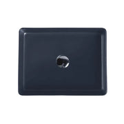 Etna Nero Grey Above Counter Rectangular Basin - Aqualux Bathrooms- Mercio