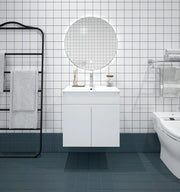 Mercio - BIANCA PVC Wall Hung Vanity Cabinet 60cm - Aqualux Bathrooms
