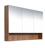 Mercio - Shaving Mirror Cabinet with Shelf 1200mm - Aqualux Bathrooms