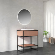 Mercio - DI/DIO Series Rubine Plywood Freestanding Vanity 750mm - Aqualux Bathrooms