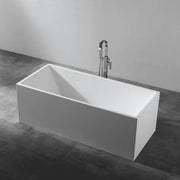 ORTA Multi-Fix Freestanding Gloss White Bathtub - Aqualux Bathrooms- Mercio