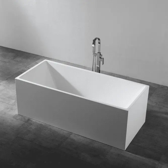 ORTA Multi-Fix Freestanding Gloss White Bathtub - Aqualux Bathrooms- Mercio