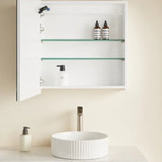 Olivia Mirror Door Shaving Cabinet Arch 600mm - Aqualux Bathrooms- Poseidon