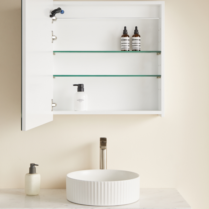 Olivia Mirror Door Shaving Cabinet Arch 600mm