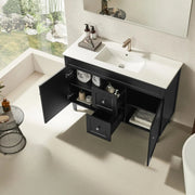 Poseidon Harrington Freestanding Vanity 1200mm (Double Bowl/Matte Black) Poseidon