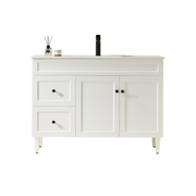 Harrington Freestanding Vanity 1200mm (Matte White) - Aqualux Bathrooms- Poseidon