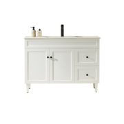 Harrington Freestanding Vanity 1200mm (Matte White) - Aqualux Bathrooms- Poseidon