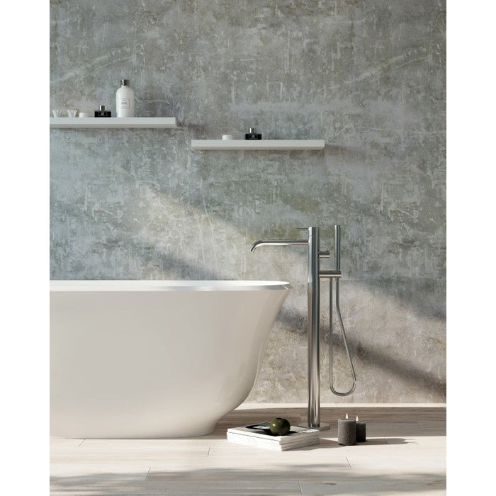 Belbagno Baden Freestanding Bathtub 1500mm - Semi Gloss White