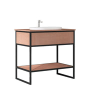 Mercio - DI/DIO Series Rubine Plywood Freestanding Vanity 900mm - Aqualux Bathrooms