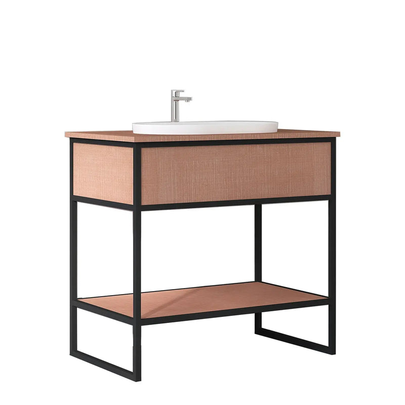 Mercio - DI/DIO Series Rubine Plywood Freestanding Vanity 900mm - Aqualux Bathrooms