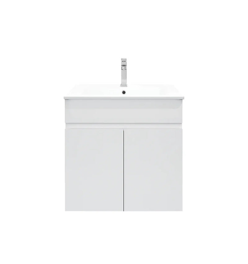 Mercio - BIANCA PVC Wall Hung Vanity Cabinet 60cm - Aqualux Bathrooms
