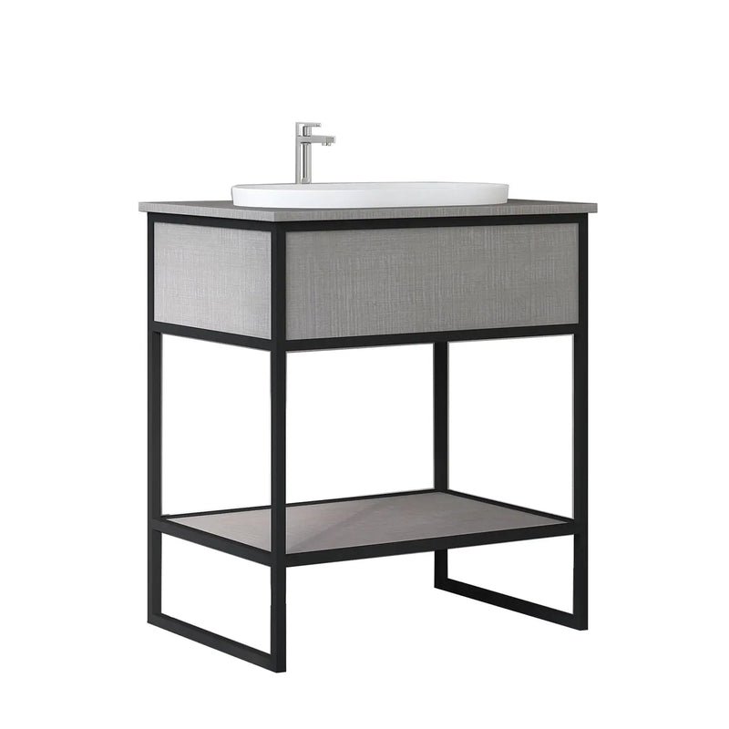 Mercio - DI/DIO Series Rubine Plywood Freestanding Vanity 750mm - Aqualux Bathrooms
