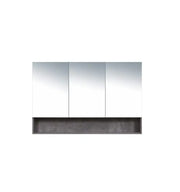 Mercio - Shaving Mirror Cabinet with Shelf 1200mm - Aqualux Bathrooms