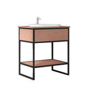Mercio - DI/DIO Series Rubine Plywood Freestanding Vanity 750mm - Aqualux Bathrooms