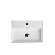 Kube 51M Wall Hung Basin - Aqualux Bathrooms- Mercio
