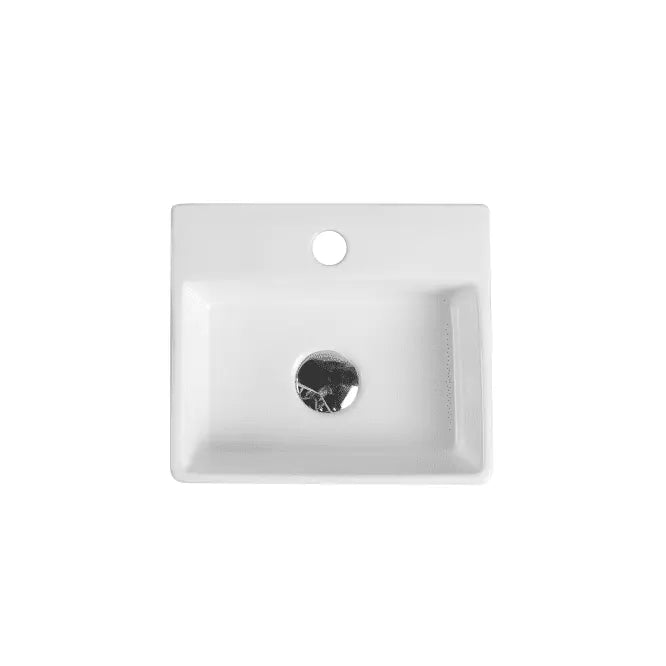 Mini 33 Compact Wall Hung Basin - Aqualux Bathrooms- Mercio