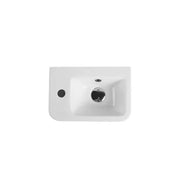 Mini 37L Compact Wall Hung Basin - Aqualux Bathrooms- Mercio