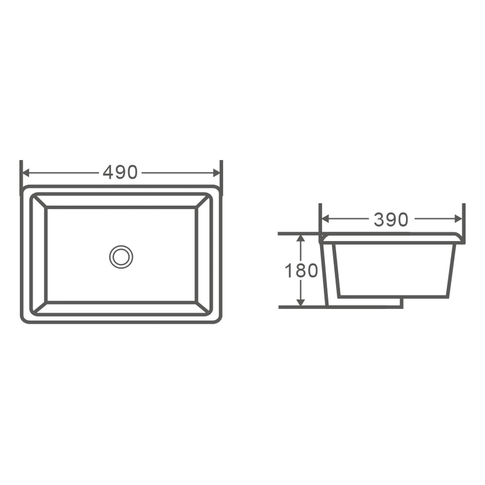 Nue 49 Under Counter Basin