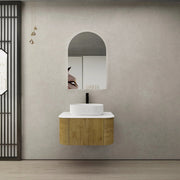 Bronte Wall Hung Vanity 750 (Prime Oak) - Aqualux Bathrooms- Poseidon