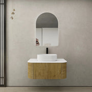 Bronte Wall Hung Vanity 900 (Prime Oak) - Aqualux Bathrooms- Poseidon