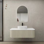 Bronte Wall Hung Vanity 1200 (Coastal Oak) - Aqualux Bathrooms- Poseidon