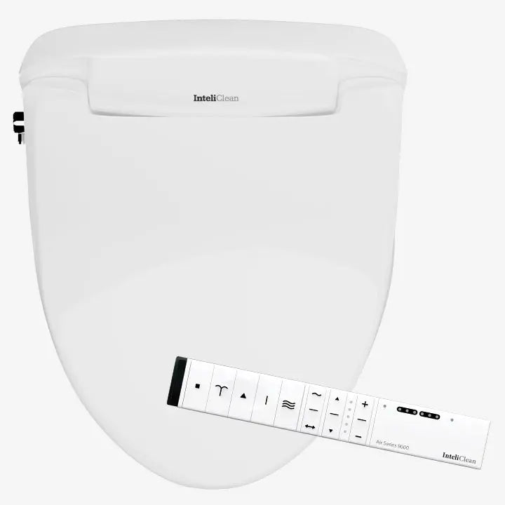 InteliCorp - InteliClean Air 9000 Series - Advanced Retrofit Bidet Seat - A900E/A900R - DVA approved - Aqualux Bathrooms