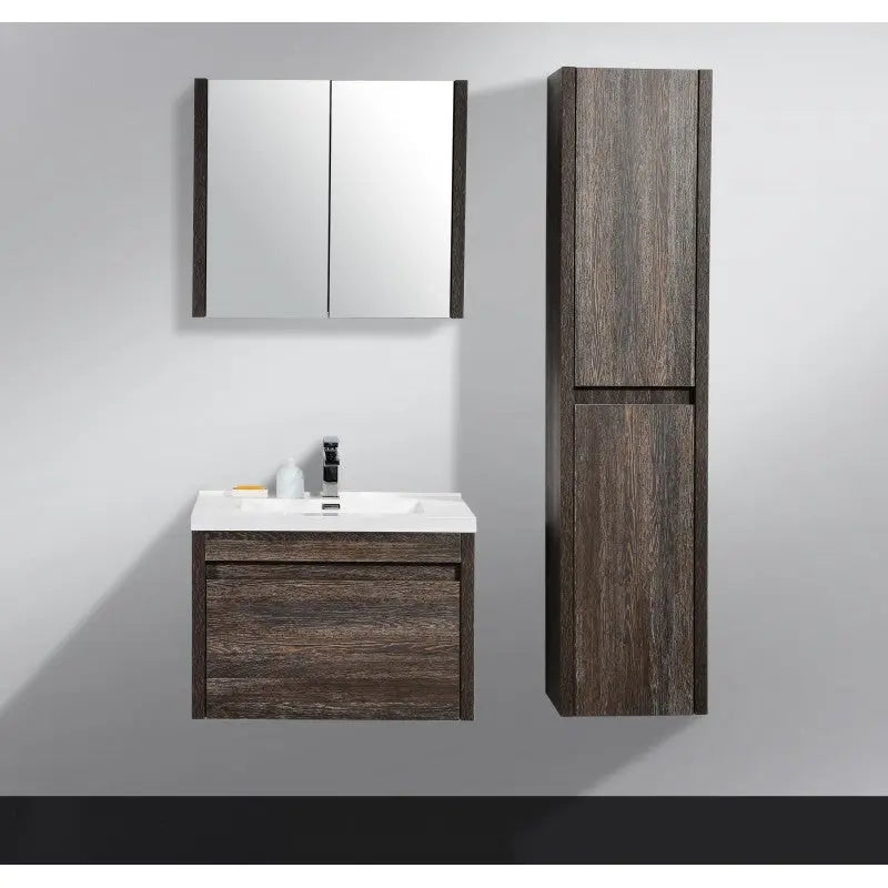 Belbagno Belbagno Alexandra Wall Hung Vanity 760mm - Silver Oak Belbagno