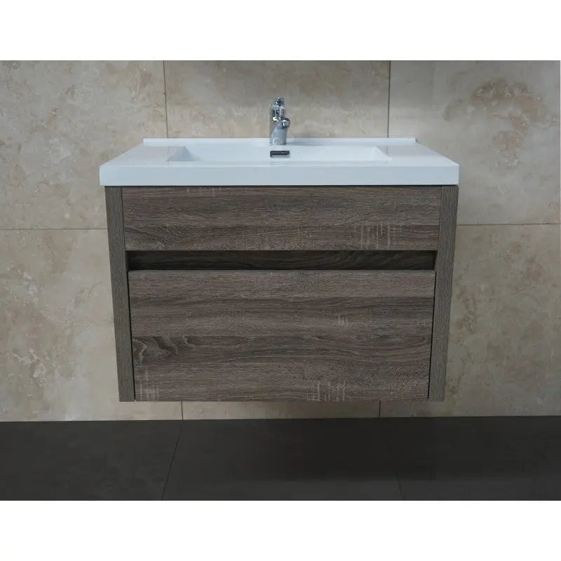 Belbagno Belbagno Alexandra Wall Hung Vanity 760mm - Silver Oak Belbagno
