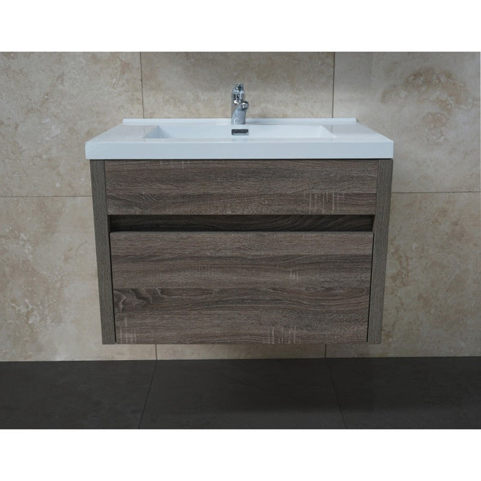 Belbagno Alexandra Wall Hung Vanity 760mm - Silver Oak