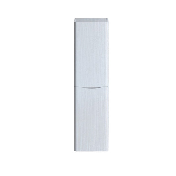 Belbagno Ancona Wall Hung Tall Boy 1500mm - White Wood