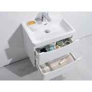 Belbagno Belbagno Ancona Wall Hung Vanity 600mm - Gloss White Belbagno