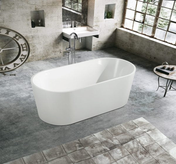 ARVO White Freestanding Bathtub