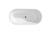 ARVO White Freestanding Bathtub - Aqualux Bathrooms- Mercio