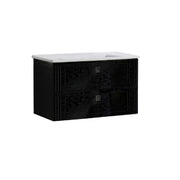 Belbagno Atria De Luxe Wall Hung / Freestanding Vanity 1000mm -  Black Pattern - Aqualux Bathrooms- Belbagno