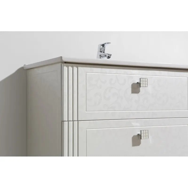 Belbagno Atria De Luxe Wall Hung / Freestanding Vanity 1000mm -  White Pattern - Aqualux Bathrooms- Belbagno