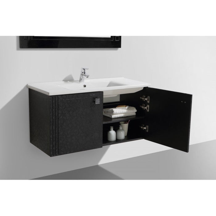 Belbagno Atria Neo Wall Hung / Freestanding Vanity 850mm -  Black Pattern