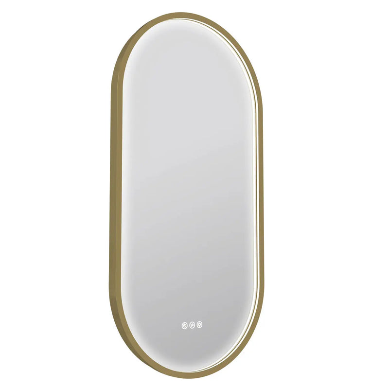 Euro Mirror - Käpsel LED Mirror 500W x 1000H - Aqualux Bathrooms
