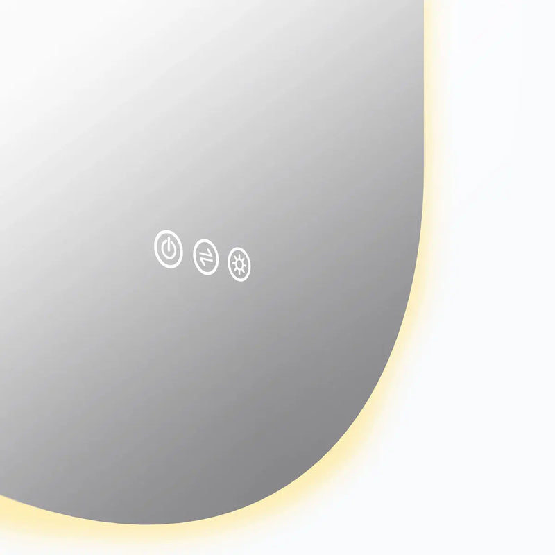 Euro Mirror - Käpsel Frameless LED Mirror - Aqualux Bathrooms